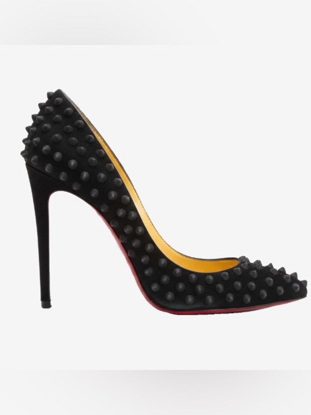 🛍️Christian Louboutin Authentic Pigalle Suede Spiked Heels